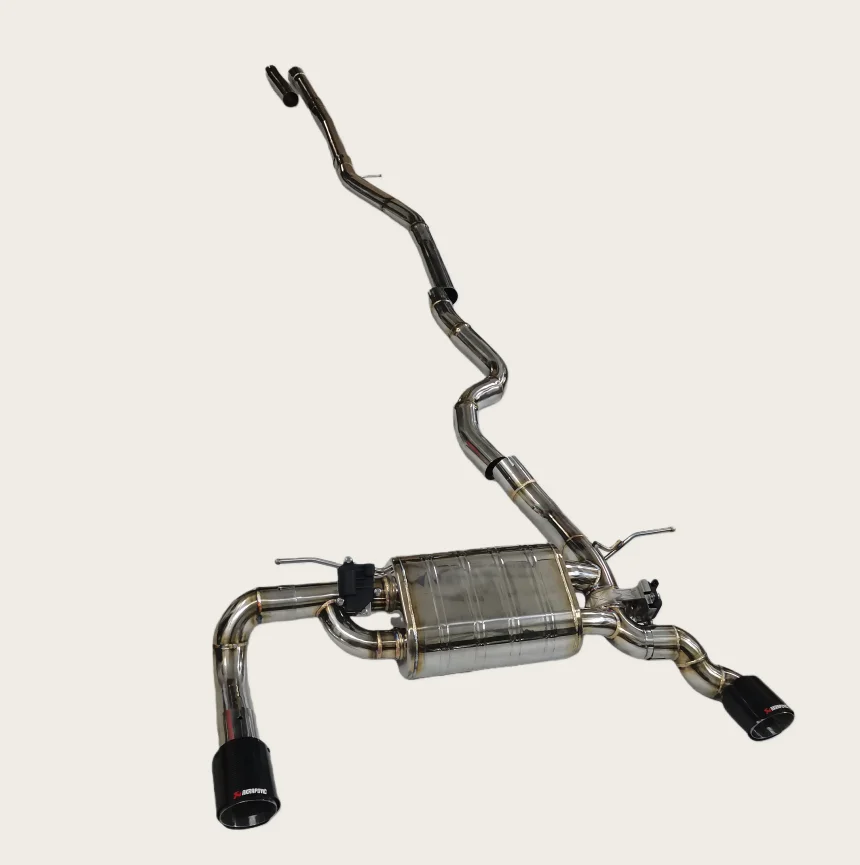 Custom Supported 304 Stainless Steel System for  320i F30 2.0T Exhaust Muffler Valvetronic Pipes