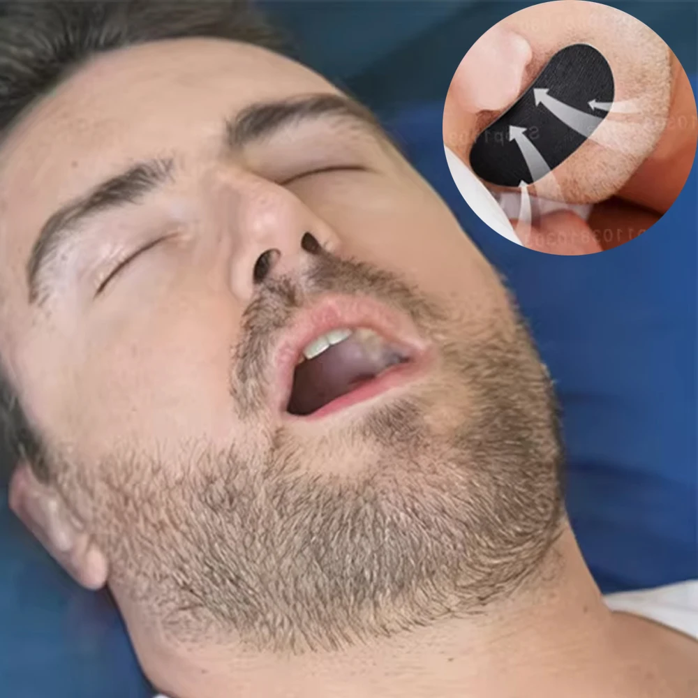 30 Pz/scatola Bocca Nastro Dormire Mantenere La Bocca Chiudi Prevenire Il Russare Sonno Striscia Anti Russare Migliorato Dormire Russare Sollievo