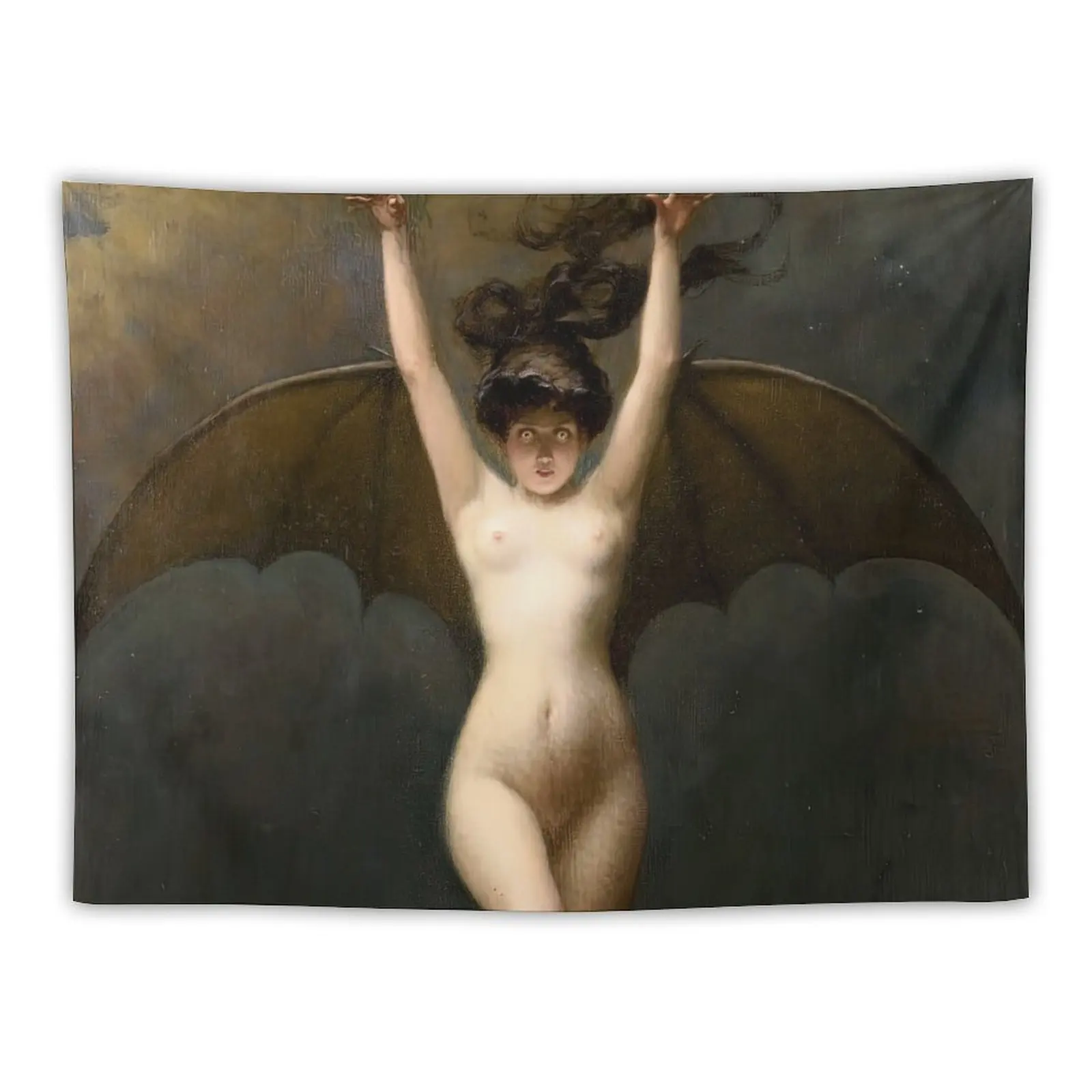 

The Bat woman by Albert Joseph Penot Tapestry For Bedroom Bedroom Decor Home And Comfort Decor Tapestry