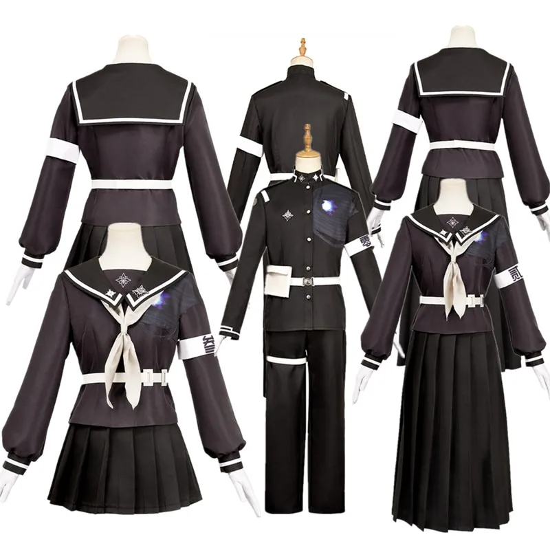 

Sumino Takumi Cosplay Tsukumo Kako Costume Amemiya Darumi Sizuhara Hiruko School Uniform Outfits Halloween Carnival Party Suit