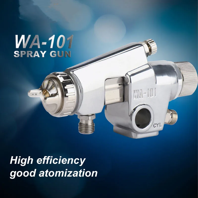 free shipping WA101 automatic spray gun WA-101 small painting gun good atomization pneumatic tool