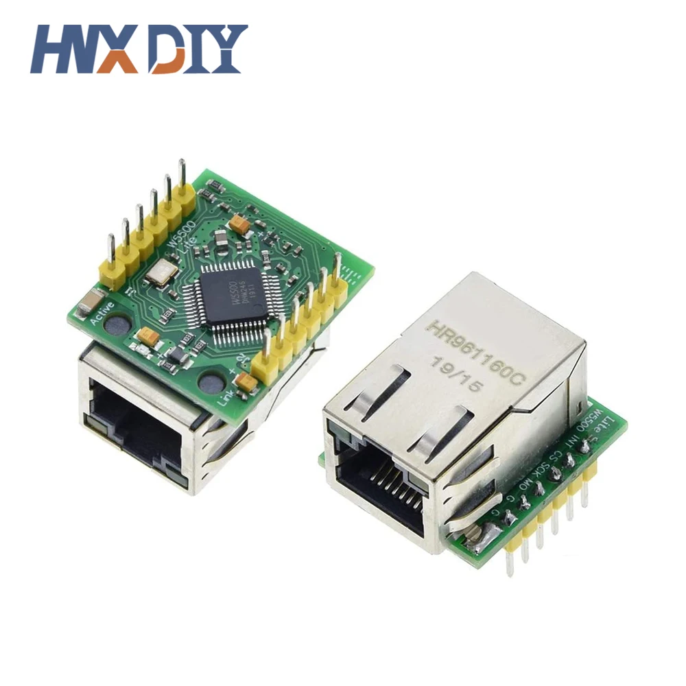 Modulo 1-5PCS W5500 modulo Ethernet TCP/IP compatibile con l\'interfaccia di rete WIZ820io RC5 IoT per Arduino