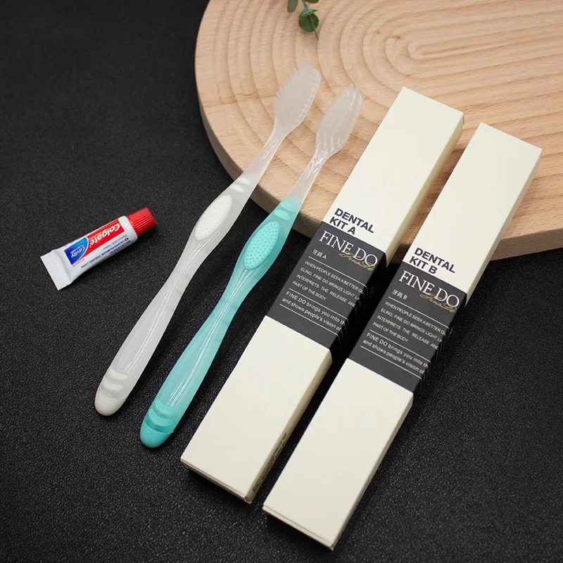 

Disposable toothbrush wholesale, hotel hotel special soft bristle toothbrush toothpaste set, B&B household disposable comb 50PC