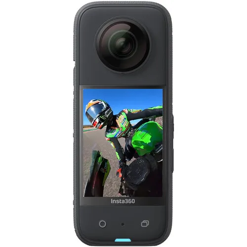 Insta360 X3 360 Degree Waterproof Action Camera, 5.7K 360, Stabilization, Touch Screen, AI Editing, Live Streaming, Webcam