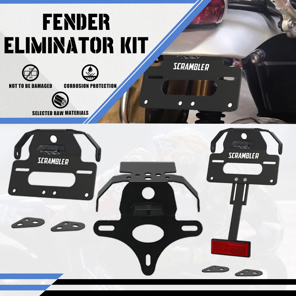 

Комплект заднего хвостового аккуратного крыла 2025, держатель номерного знака, кронштейн для Scrambler 1200 XE XC X 2019 2024, детали мотоцикла