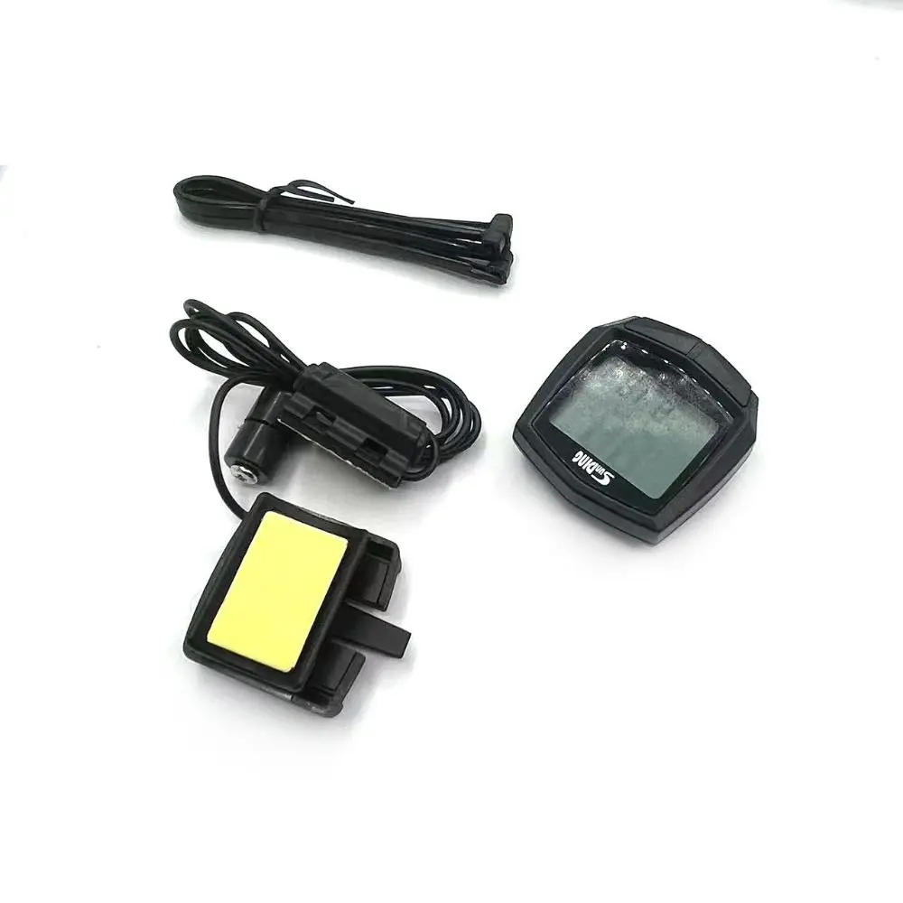 

LCD Display Bicycle Cycling Computer Waterproof 15 Functions Bike Speedmeter Mini Size Replaceable Battery Bicycle Accessories