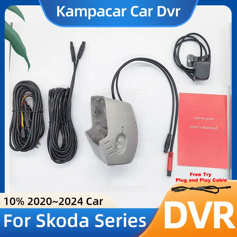 SKD13 1K 2K 4K Plug and Play Car Dvr Dash Cam DashCam for Skoda 88mm Octavia A8 Pro NX NX5 MK4 4 2020 2021 2022 2023 2024 2025