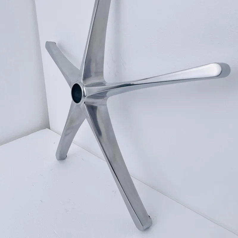 Aluminum alloy five-star foot polished five-claw foot electroplated office chair sole seat accessories