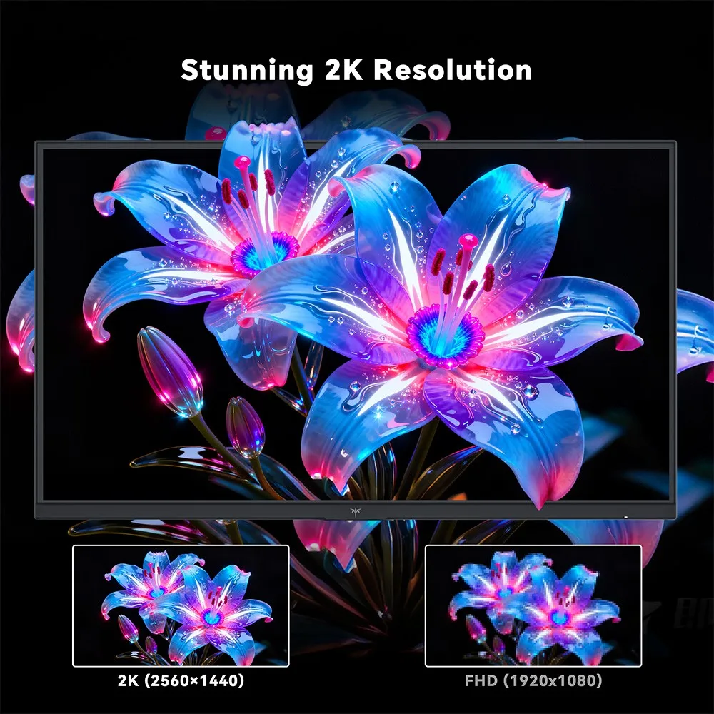 (Versión mejorada H27T2) Monitor para juegos KTC H27T7P-2 27 “2560×1440 QHD 210Hz Base de elevación Panel para juegos IPS rápido y resolución 2K 4