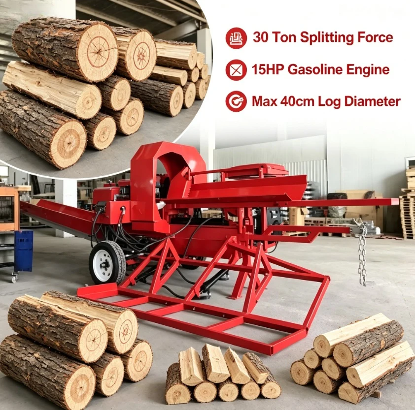 Customized Forestry Machinery Firewood Processor Chainsaw Woodworking Machinery Log Processor Skid Steer Firewood Processor Rm50