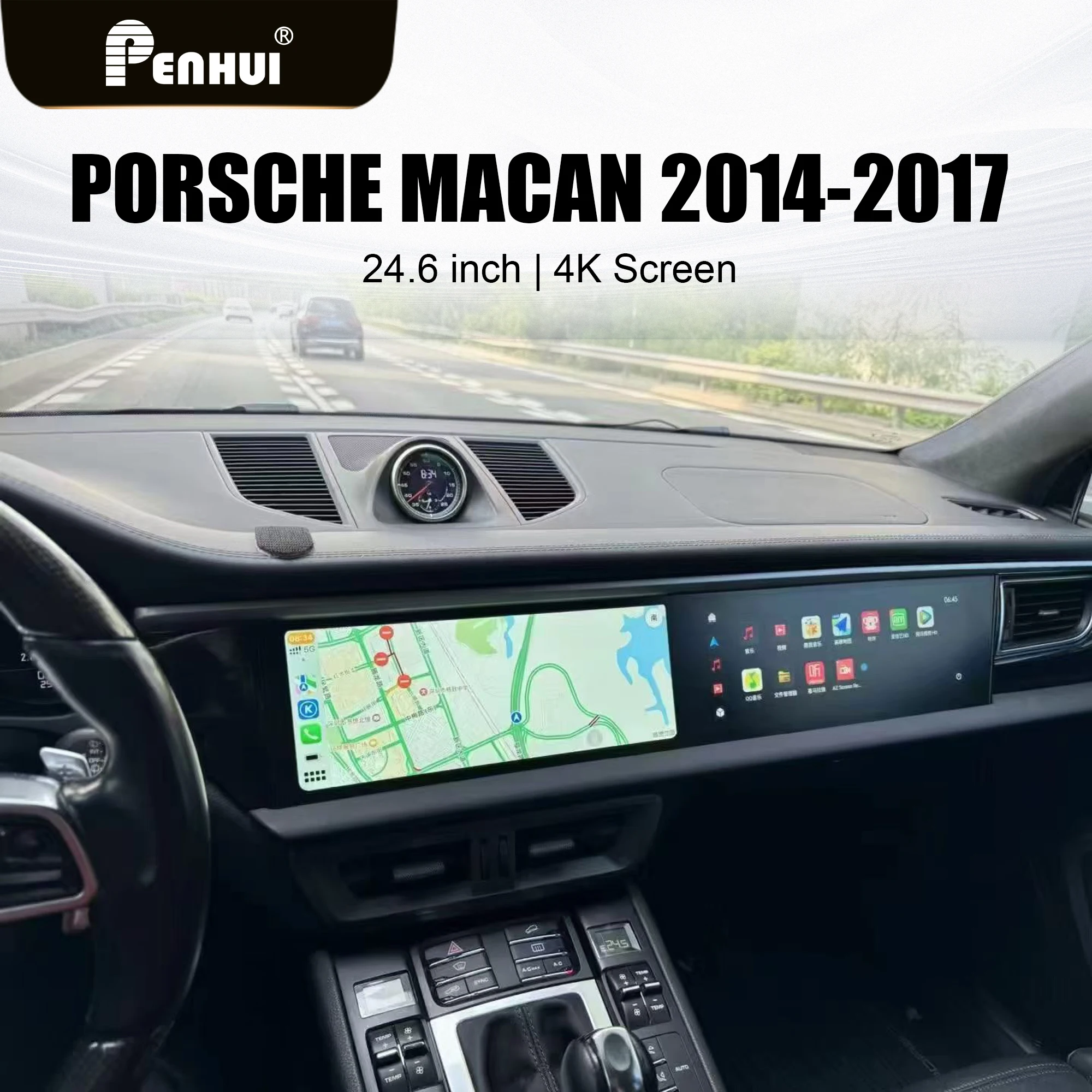 Redpower Crystal Sound 850 Pro Max Android Car Radio Player Screen for Porsche Macan 2014 2017 CarPlay Bluetooth Hi-Fi