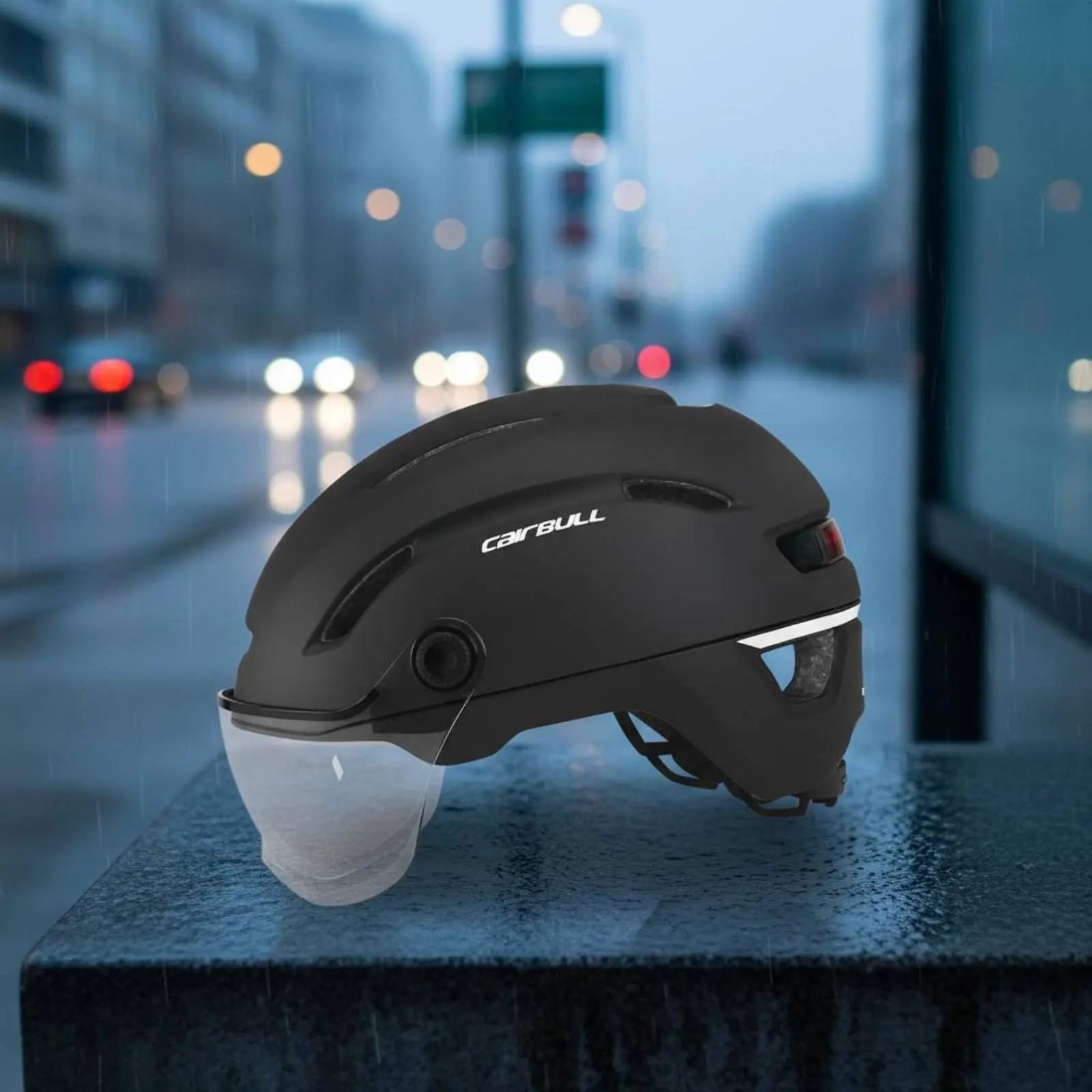 Electric Bicycle Commuter Helmet NTA 8776 Certified City Cycling Helmet Sports Safety Gear Rear Light Shockproof for Commuters view 6