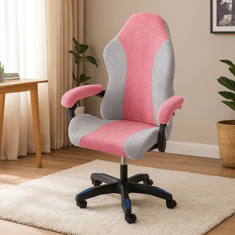 

3D жаккардовые чехлы на киберспортивные кресла, эластичные моющиеся чехлы на компьютерные кресла, пыленепроницаемые дышащие чехлы на офисные стулья