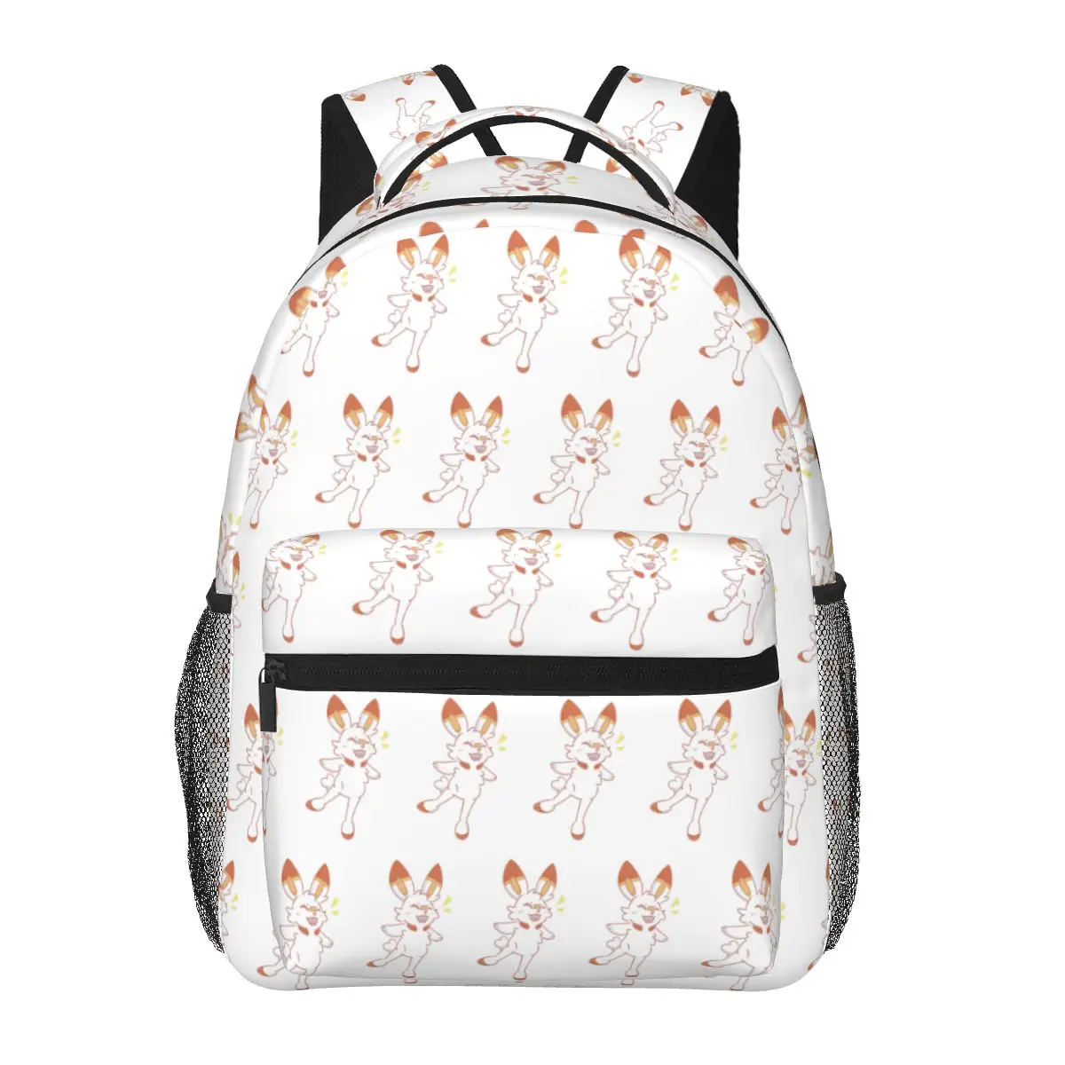 Scorbunny-mochilas escolares de dibujos animados para niños y niñas, bolso de hombro, gran capacidad