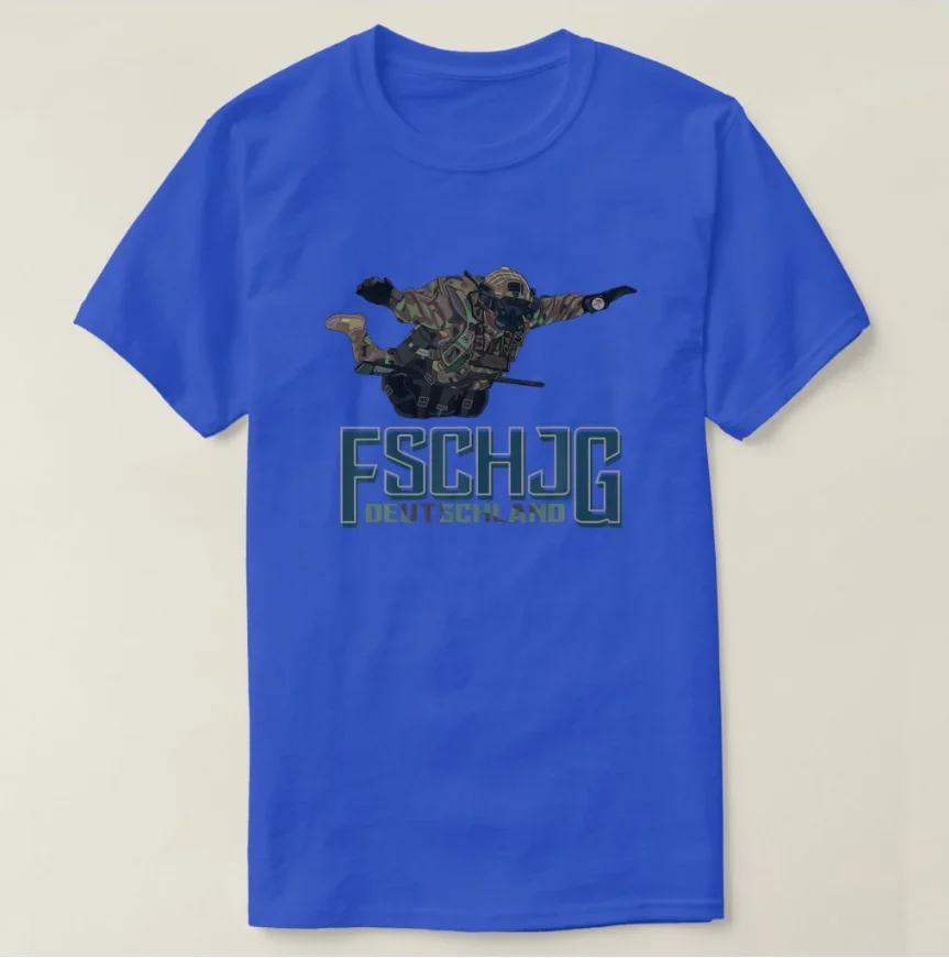 German Army Paratrooper Fallschirmjäger Parachutis Men T-Shirt Short Sleeve Casual Cotton O-Neck Summer  Tees