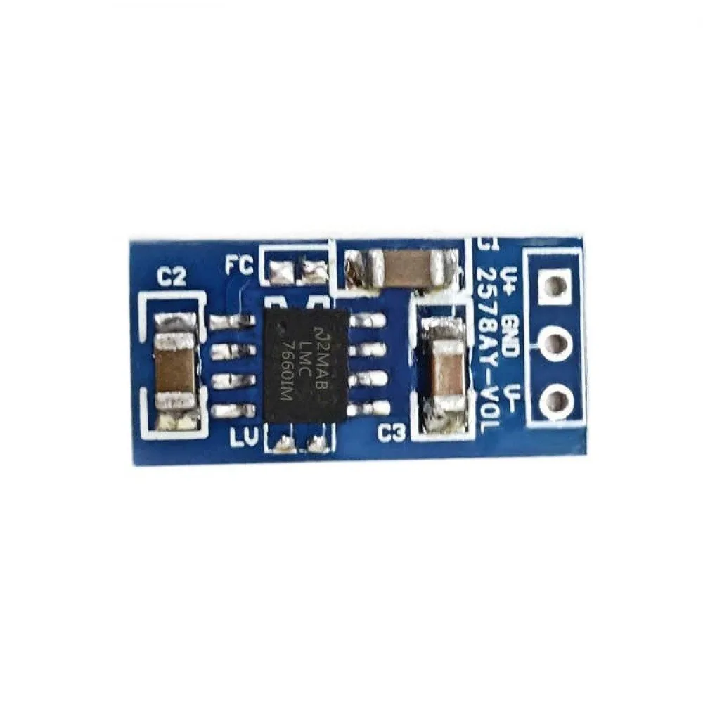 

LM7660 Switching Regulator Positive to Negative Voltage Converter 1.5-5.5V/10V Positive Voltage into Negative Voltage Converter