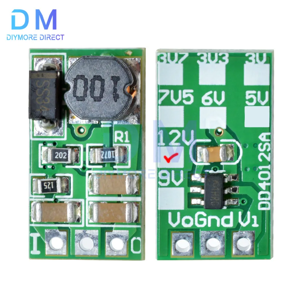 Mini DC 5-40V to 3V DC-DC Buck Step Down Converter Module 1A DC-DC Power Voltage Regulator Module