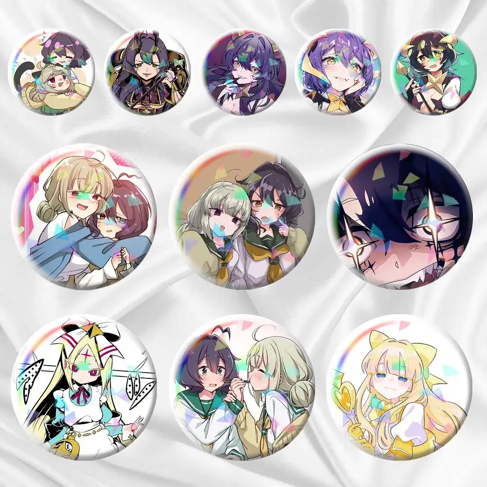 

Gushing over Magical Girls Anime Girl 75mm 44mm 25mm Brooch Backpack Hat Pins Accessories Toys Badge