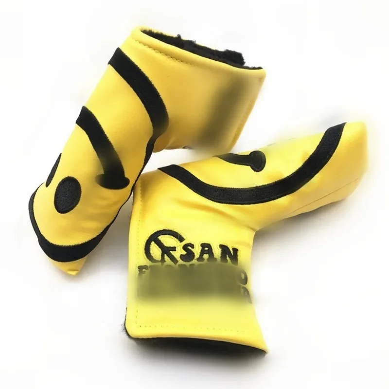

Outdoor golf training,2012 Happy Face San Francisco golf Putter Headcover