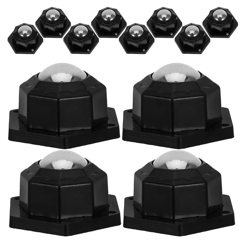 

12 Pcs Universal Wheel Small Appliance Swivel Casters Ball Sticky Rolling Wheels