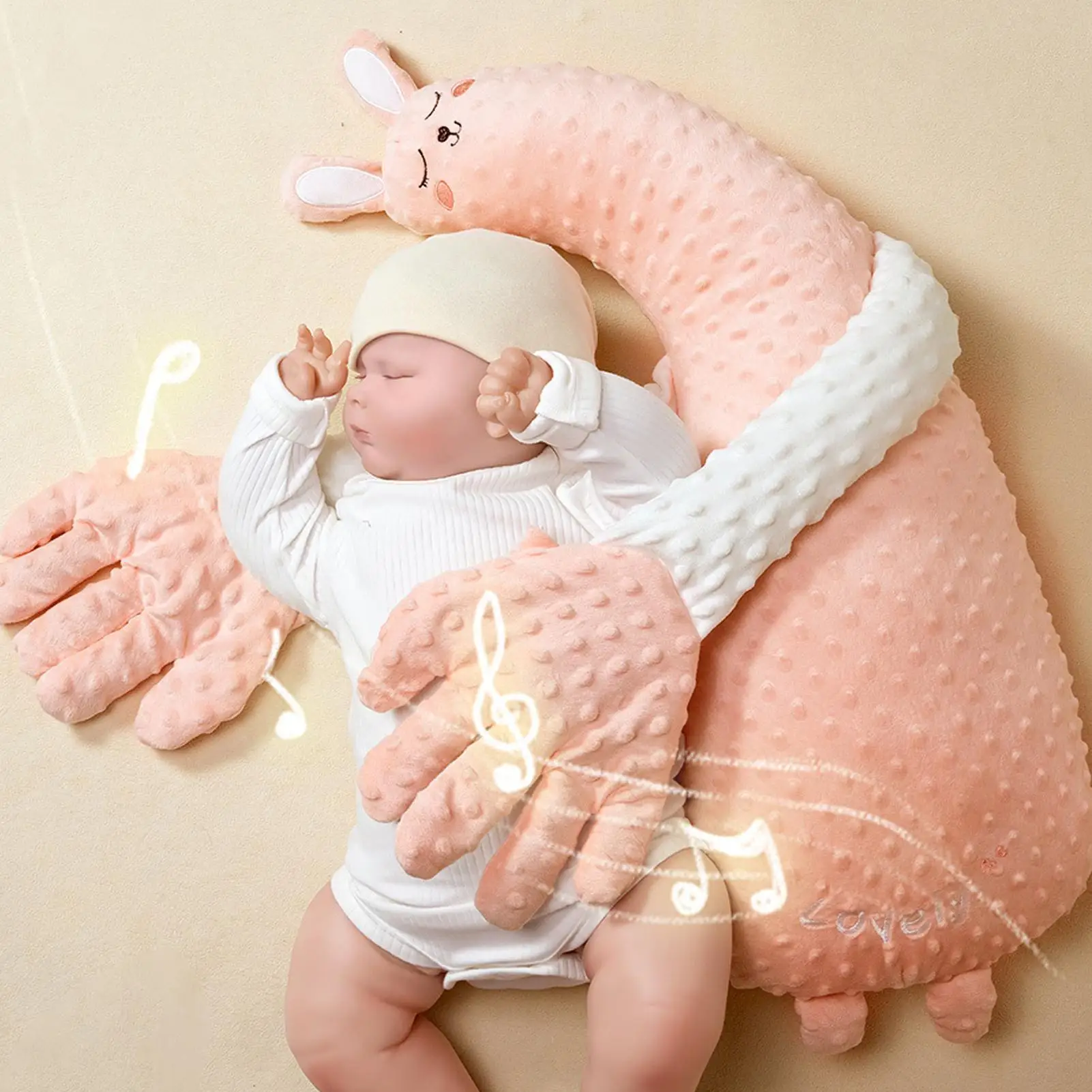 赤ちゃん用睡眠おもちゃ、ベビーパッティングスリーピングトイ、睡眠感覚ぬいぐるみ、ベビーベッド、幼児用バシネット、子供部屋用