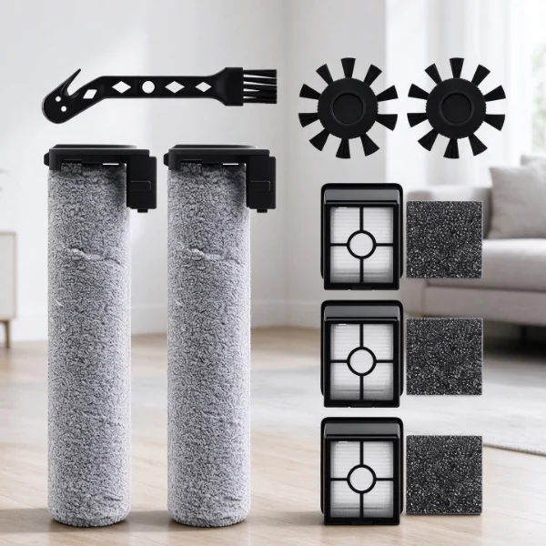 Side Brush Roller And Filter Kit Replacement Compatible With GZ503 Vacuum Cleaner Household Complete Spare Part For Floor Clean