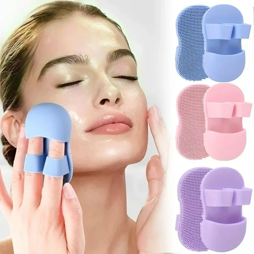 فرشاة تنظيف الوجه من السيليكون للرجال والنساء، فرشاة تنظيف الوجه، فرشاة تقشير لطيفة قابلة لإعادة الاستخدام، لجميع أنواع البشرة #3