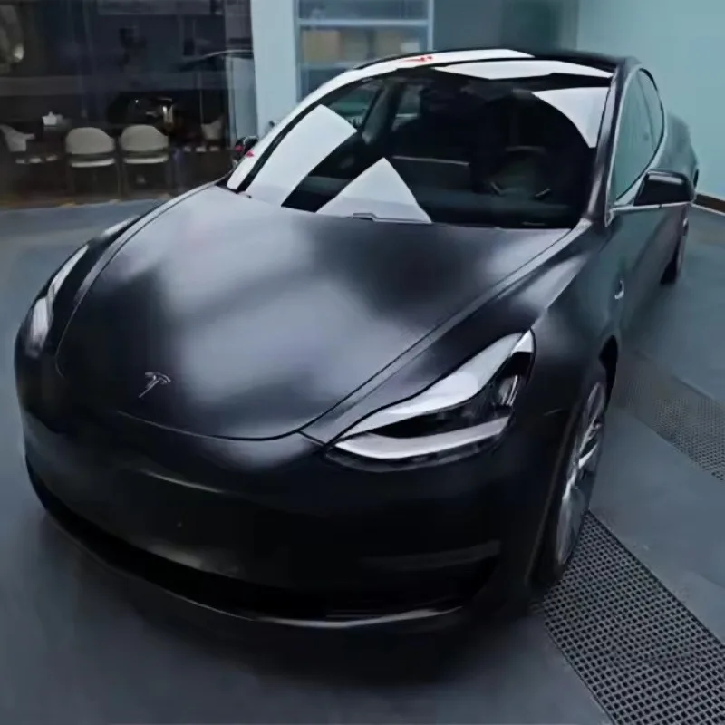 

3M Colour PET Film Matte Black Pellicola Wrapping Anti-scratch Color Change Ppf Car Wrap Film Car Vinyl Wrap for Auto Films