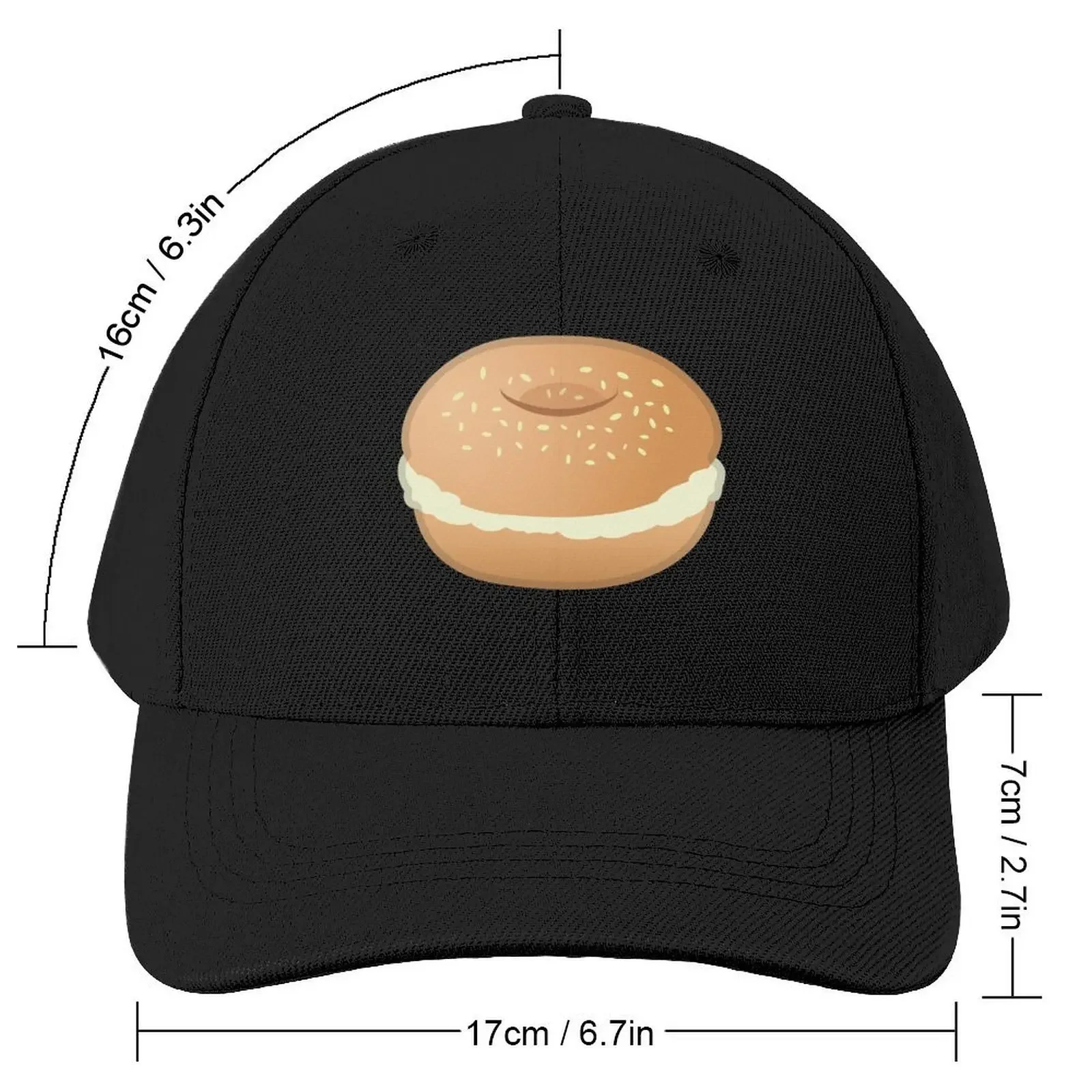 Bagel Gift for Bagel Lovers Baseball Cap New In Hat Sunhat Women's 2025 Men's