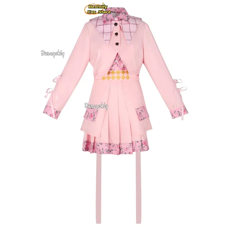 ABC123CosplayAzusawa Kohane PJSK Cosplay Costume Lolita Peter Pan Collar Bow Women Dresses Anime Show Y2k Aesthetic La3'd,5;h.9/ view 6