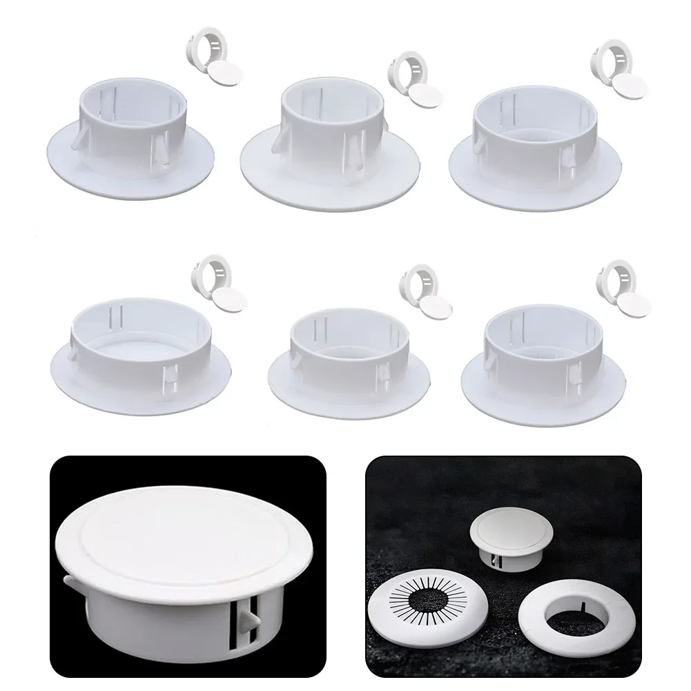 

Separable Wall Hole Decorative Cover Protective Vents Decor Cap PP Plastic Plug 40/50/60/70/80/100mm Junction Box Outlet Cover