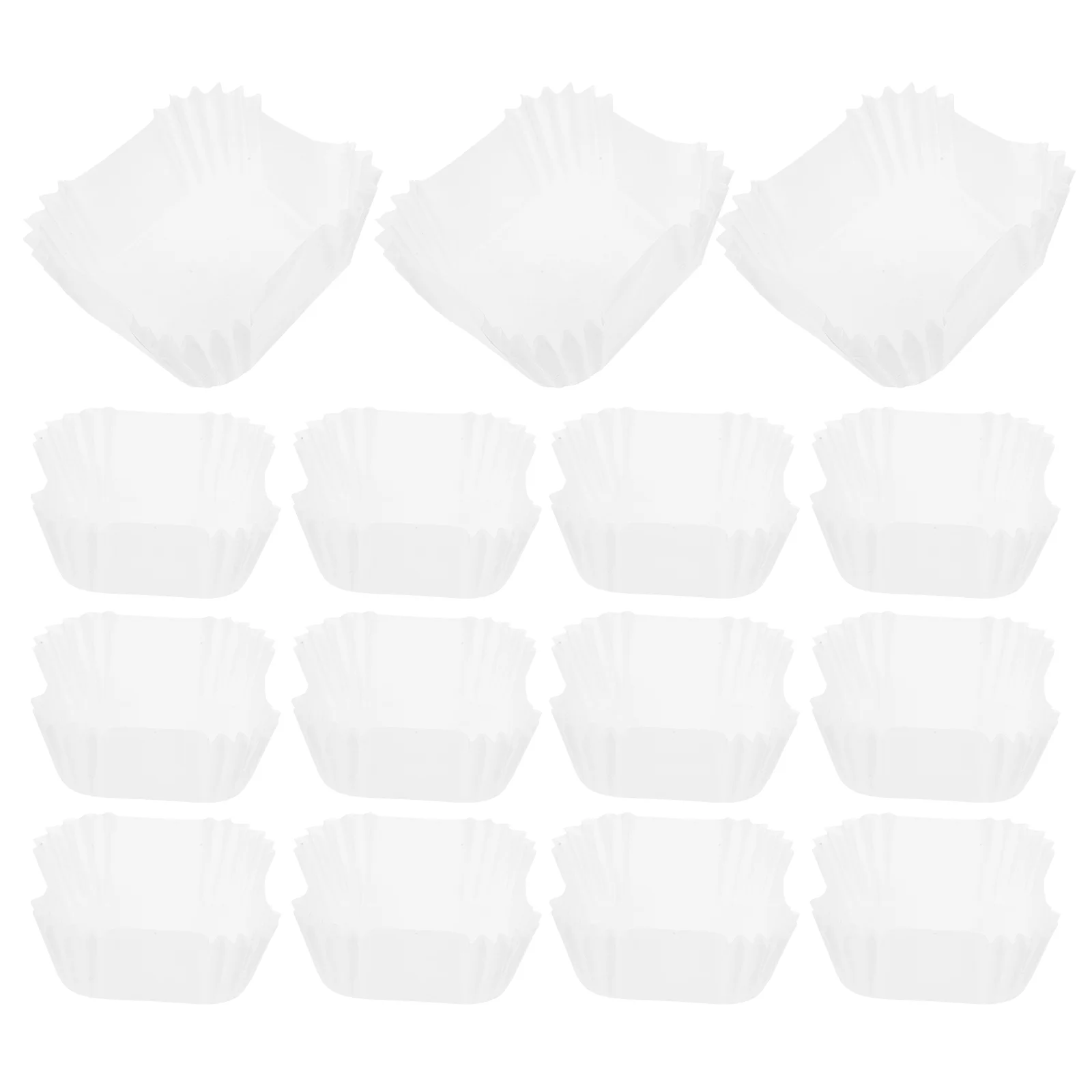 

Muffin Cases Cake Cups Paper Cupcake Liners For Baking Oval White Bread Container