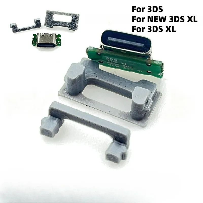 

1set 2 in 1 USB-C USB Type-C Charging Port for Nintendo 3DS/ New 3DS XL LL /3DS XL Replacement Charge Port Game Parts