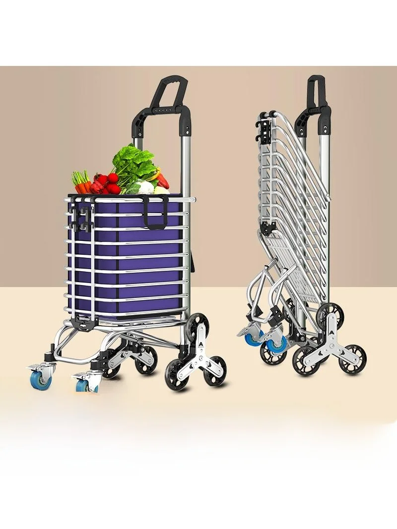 lightweight-portable-shopping-cart-with-pull-rod-for-climbing-stairs-vegetable-buying-small-cart-household-moving-cart