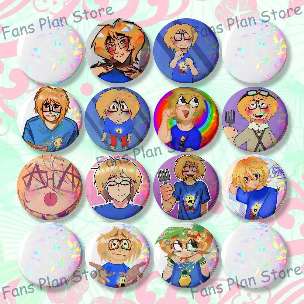 F-Fact A-Attack A-Adventures F-FAA Badge Creative Tinplate Button Pin Brooch Creative Quotes Badge Clothes Backpack Jewelry Gift