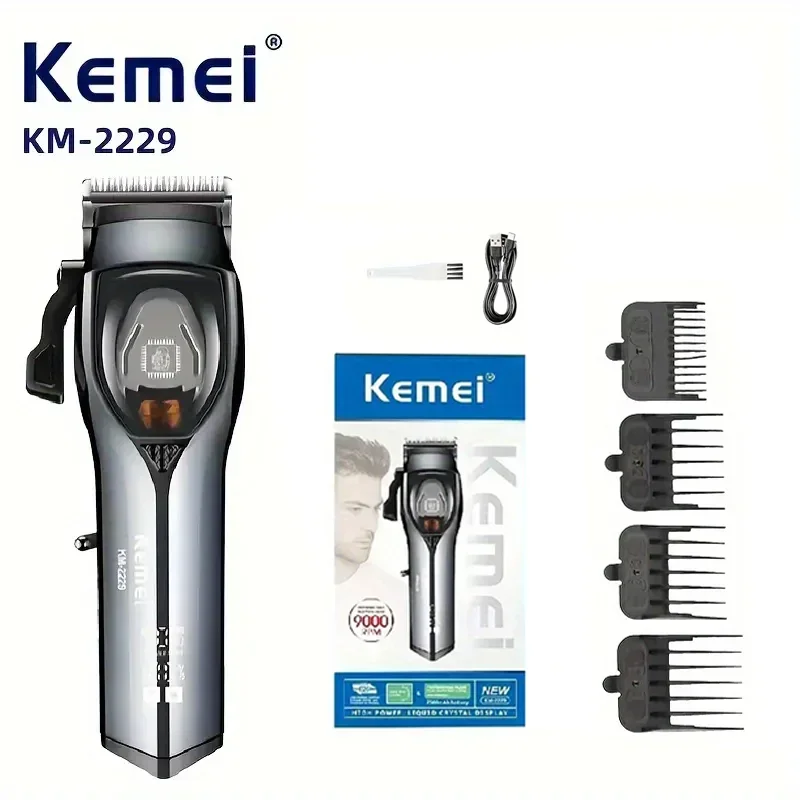 

KEMEI km-2229 Rechargeable Hair Trimmer For Men Clippers Professional Razor Barber Use Clipper hair cutting machine