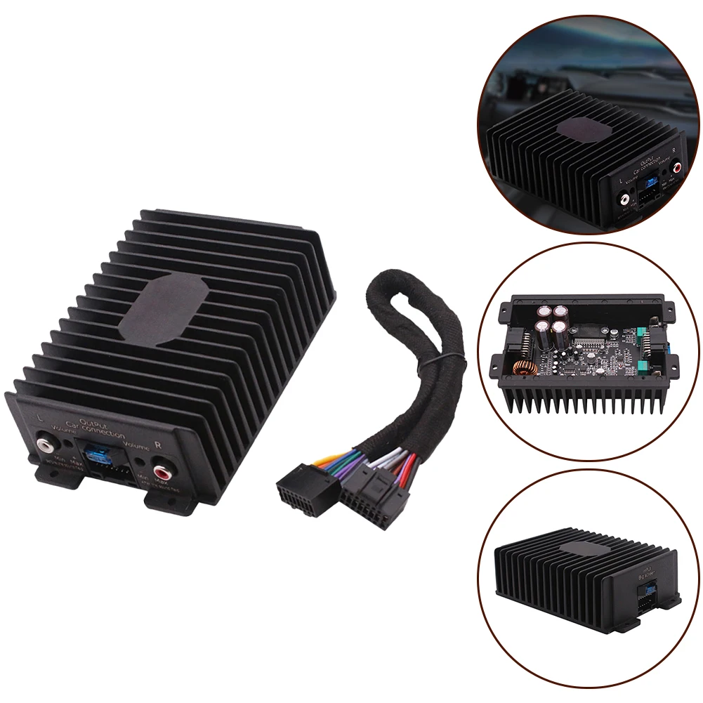 Adapter wzmacniacza DSP do radia samochodowego 4x80W do Androida, 31-pasmowy ekualizer, wzmacniacz, akcesoria samochodowe, elektronika.