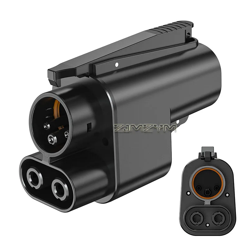 500A NACS to CCS1 EV Charging Adapter 250KW DC Fast Tesla Supercharger Converter Manual Anti-Drop Lock for CCS1 Electric Vehicle