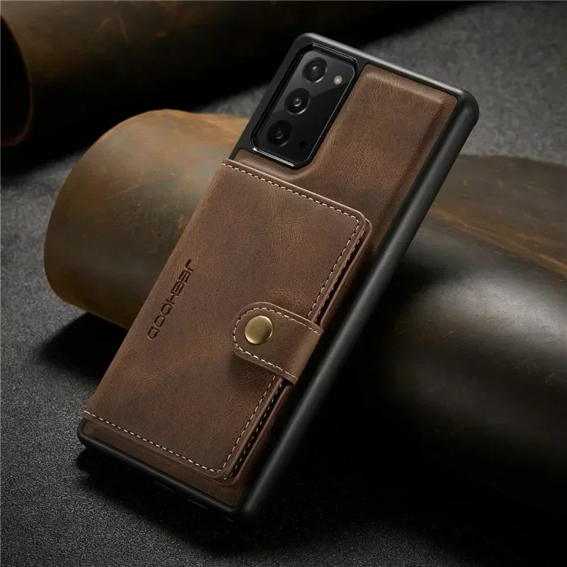 Magnetic Leather Phone Case For Samsung Galaxy A55 A35 A15 A14 A13 A72 A72 A71 A54 A53 A52 A51 A42 A33 4G 5G Wallet Card Cover