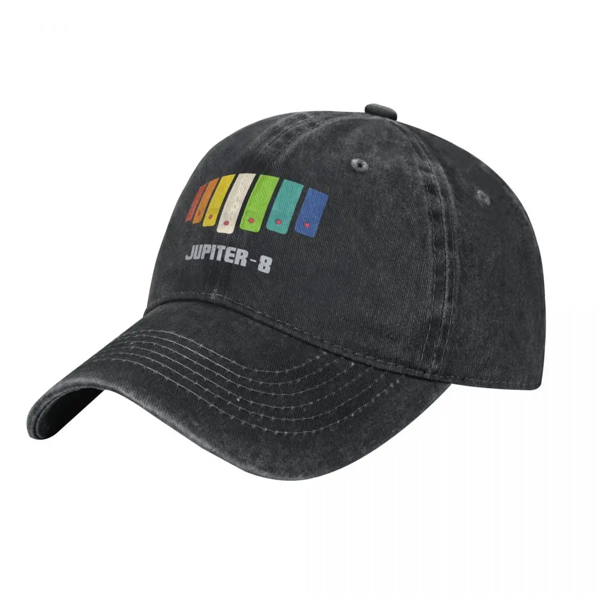 

Roland Jupiter 8 Rainbow [Grey] Baseball Cap Golf Trucker Hat Wild Ball Hat Mens Women's