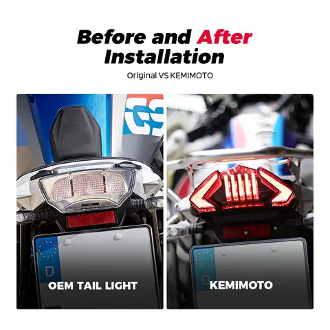 10 best sales motorcykel bakljus - №7