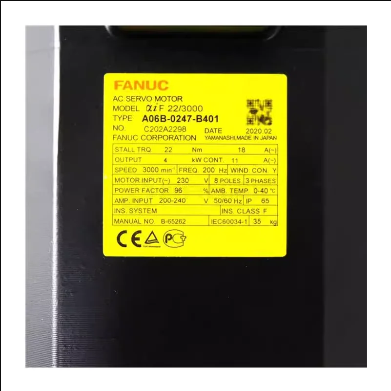 

A06B-0247-B401 новый двигатель Fanuc в наличии, быстрая доставка