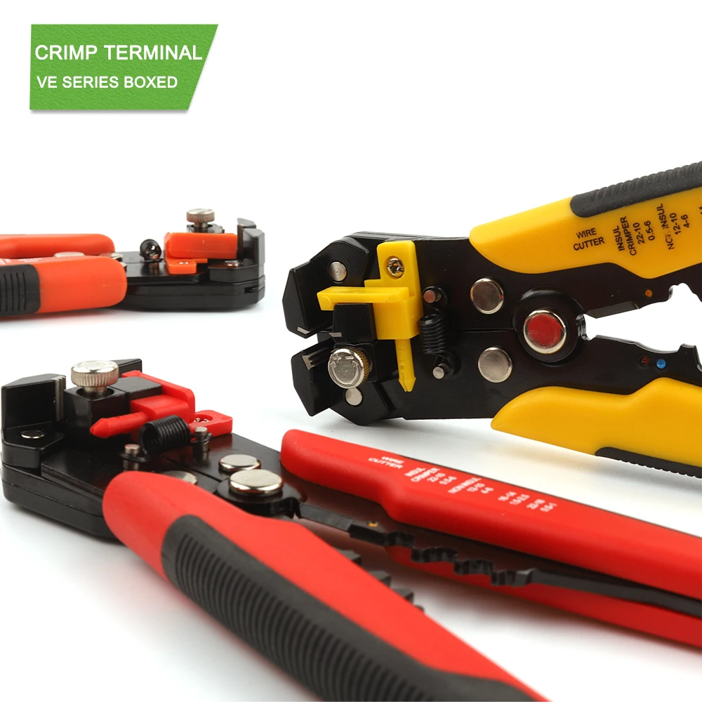 

Multifunctional Wire Stripper Tools Multitool HS-D1 Automatic Stripping Cutter Cable Crimping Pliers Electrician Repair Tools