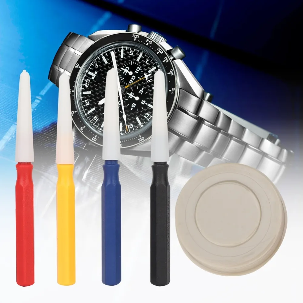 

Professional 4 x Oil Pin Pen Watch Repair Kit 1 x Oil Dish Oil Cup Set Watch Oiler Set Precision Maintenance