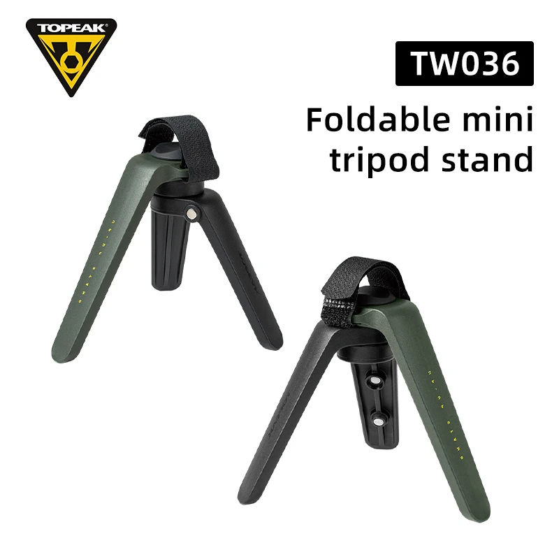 Topeak Fiets 2 Stuks Opvouwbare Mini Statief Stand Fiets Display Reparatie Standaard Geschikt Voor De Meeste Stuur & Dual-Purpose Opbergtas