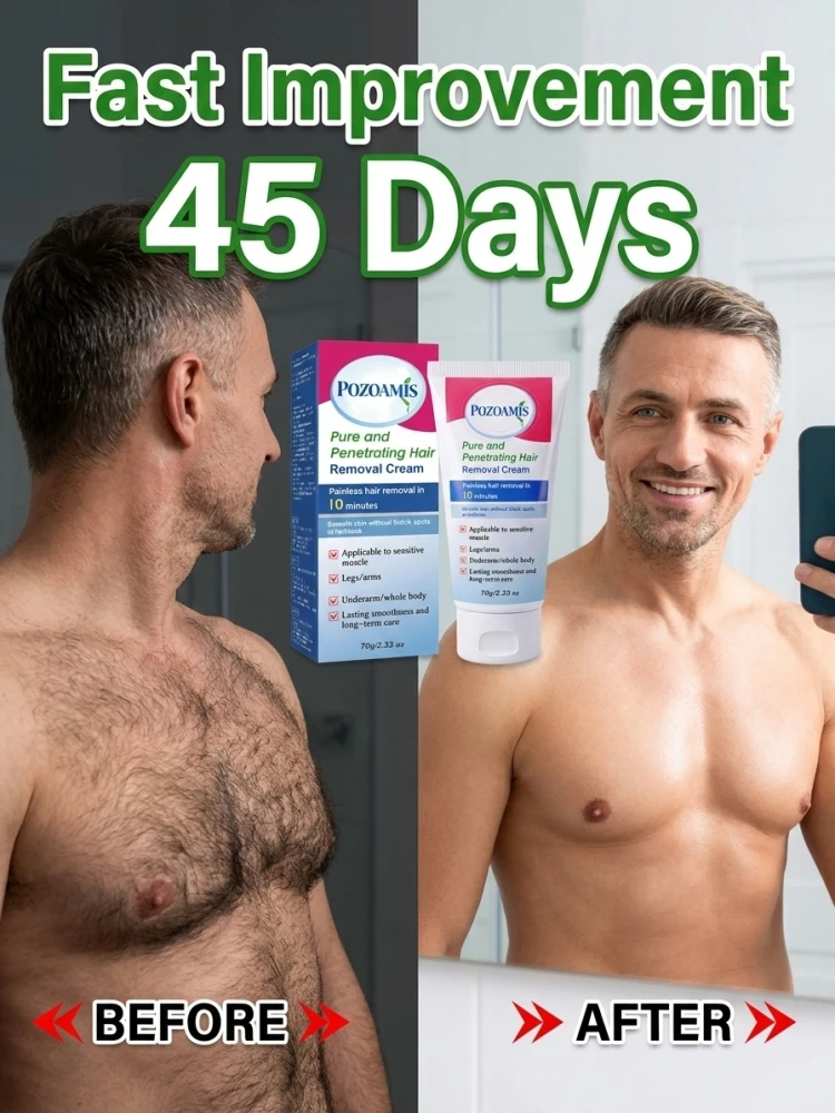 Gentle Liquid Depilatory Hair Removal Cream, Quick Work to Soften Body Hair, Help Achieve Smooth Skin, Daily Body Skin Care for Arms Legs