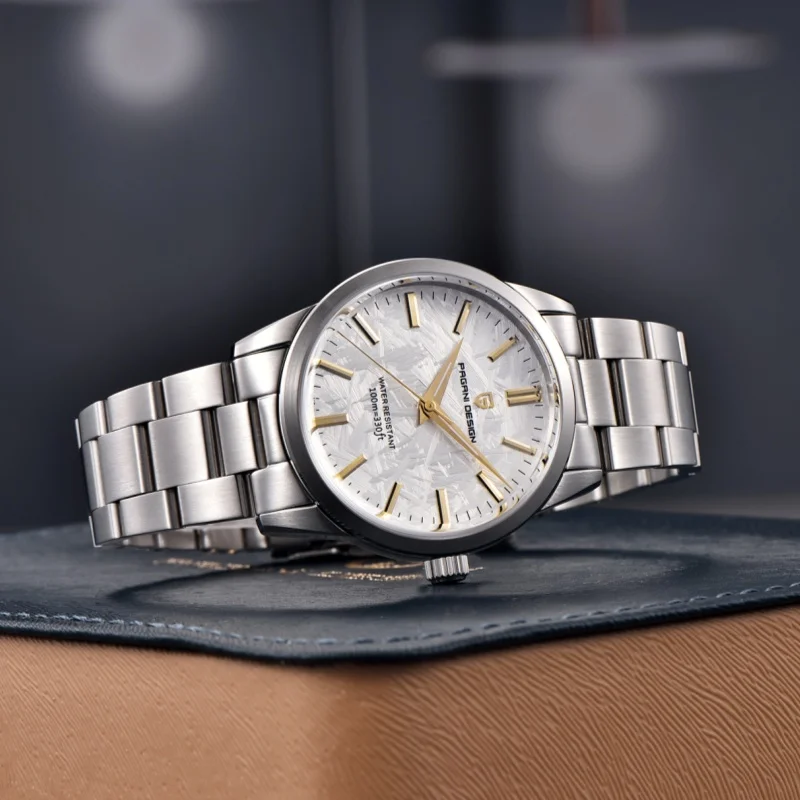 PAGANI DESIGN 1734 reloj de cuarzo de lujo para hombre, relojes de negocios luminosos de acero inoxidable resistentes al agua para hombre, reloj para hombre