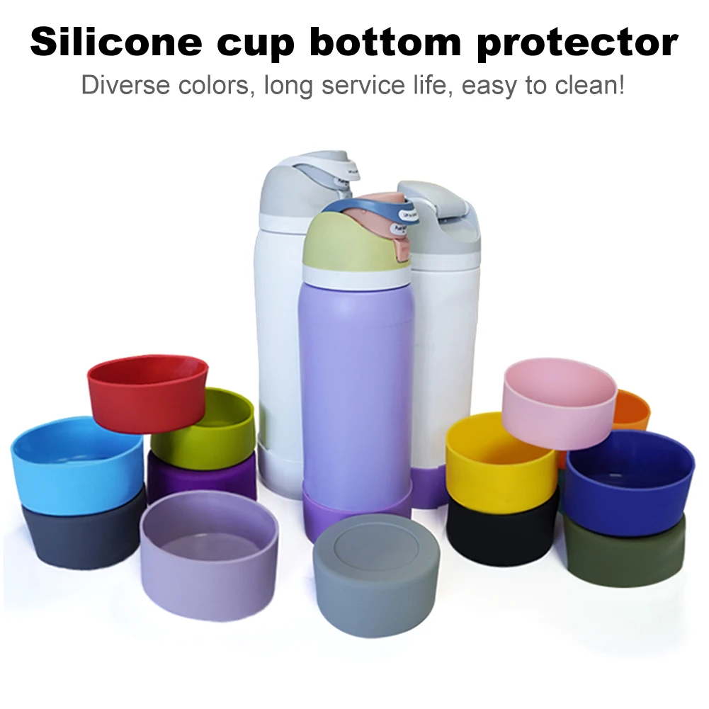 Silicone Boot Anti-Slip Protective Sleeve Bottom Cover Protective Bottom Base For Owala 32oz  Anti Slip Water Bottle