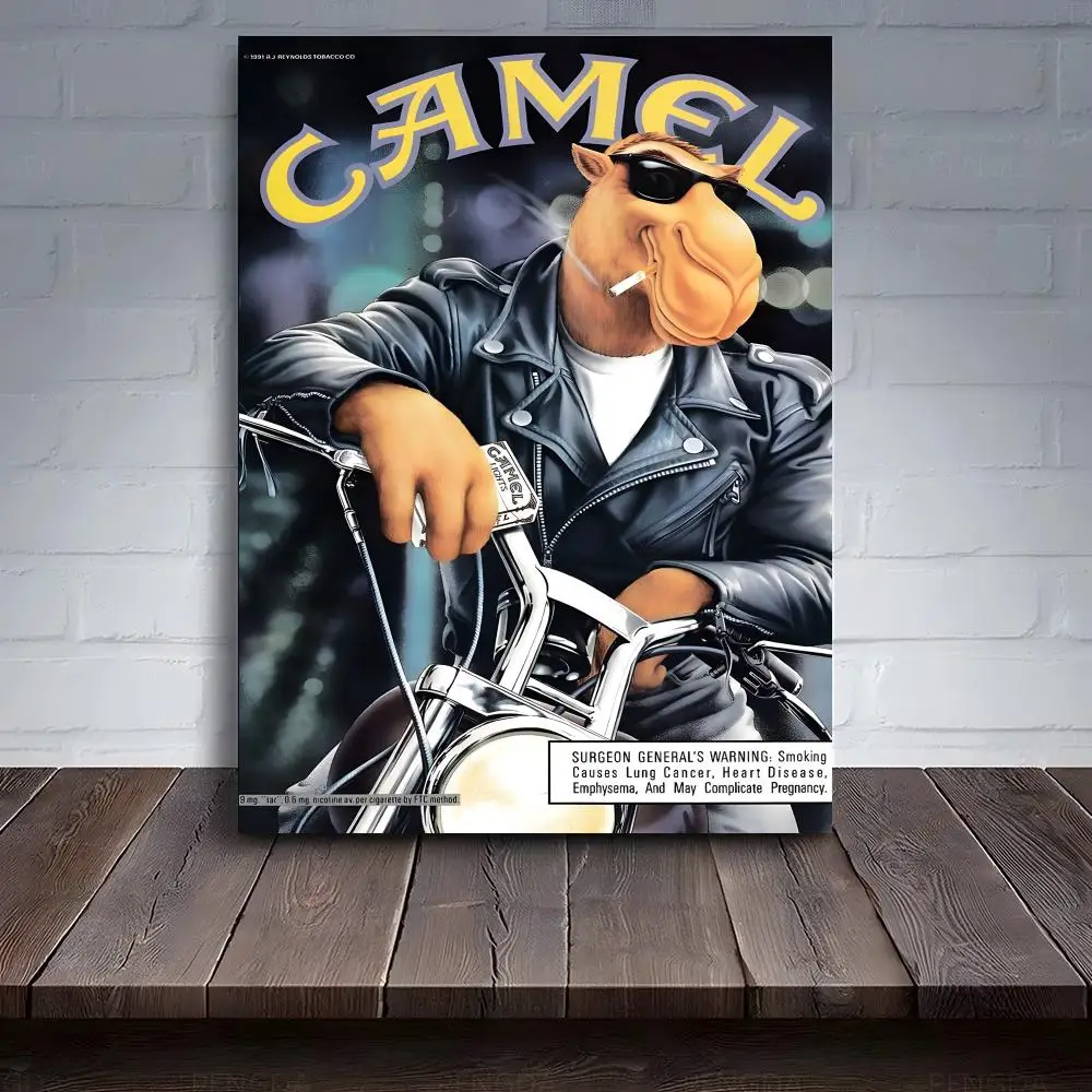 Vintage C-camel Cigarettes Poster PC Hot Poster Art HD Canvas AAA Advanced Aesthetic Printing Paper Wall Art For Living Room Hom