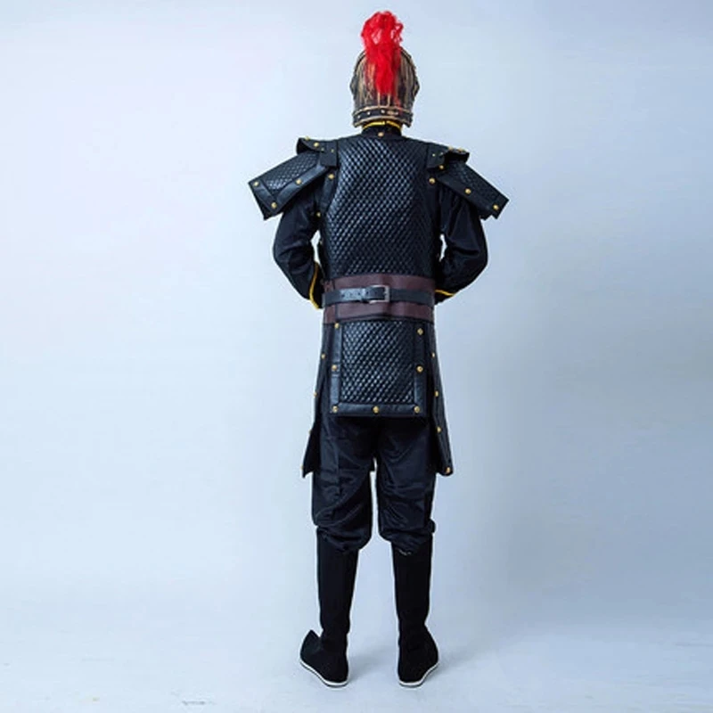 Stage Show Ancient Three Kingdoms General Armor Men Chinese movie party cosplay costume carnival wear